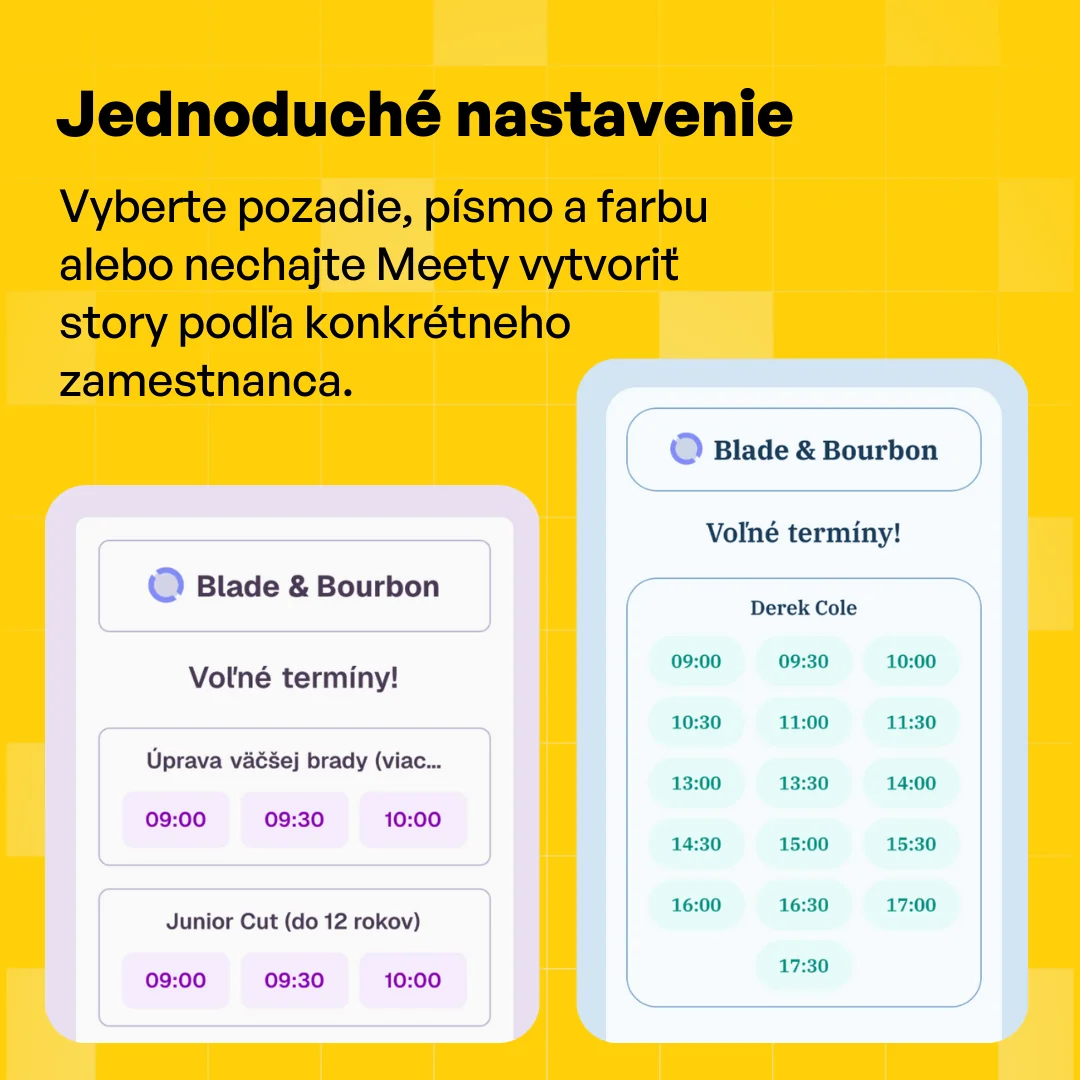 Jednoduché nastavení