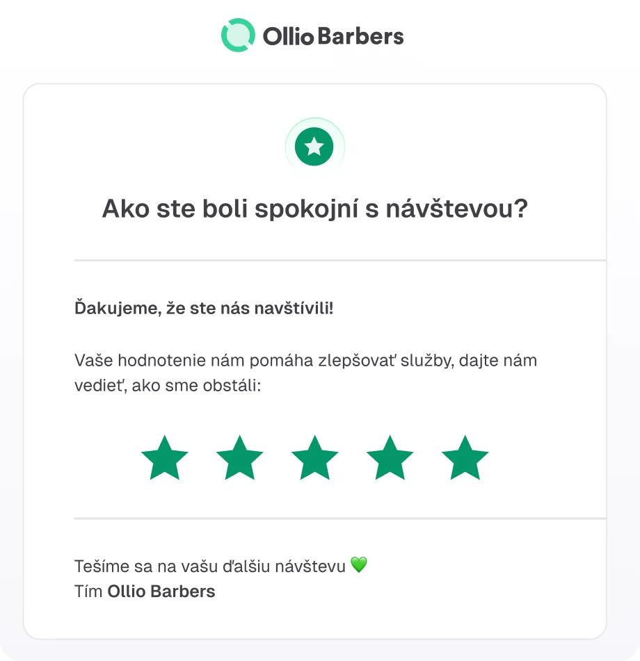 Automatické žádosti o hodnocení