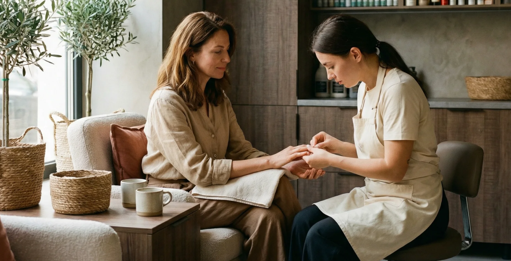 Nail studio interior