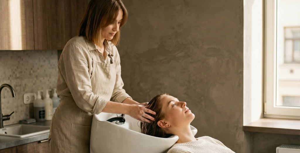 Salón krásy – recepce a pracoviště