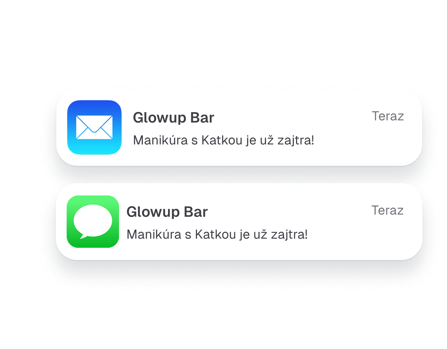 Email and SMS Reminders