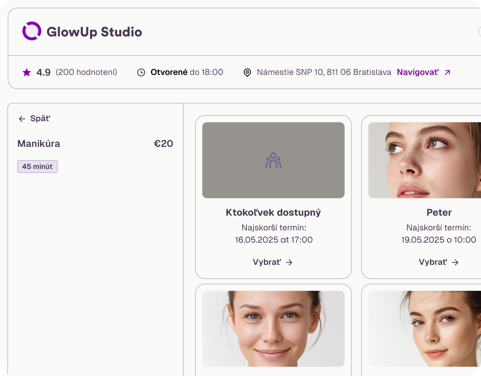 Custom-Branded Booking Page