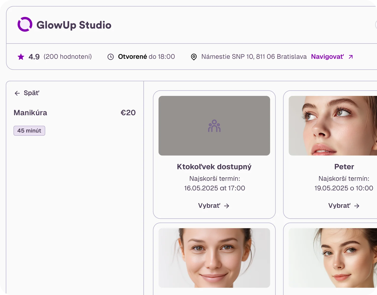 Custom-Branded Booking Page