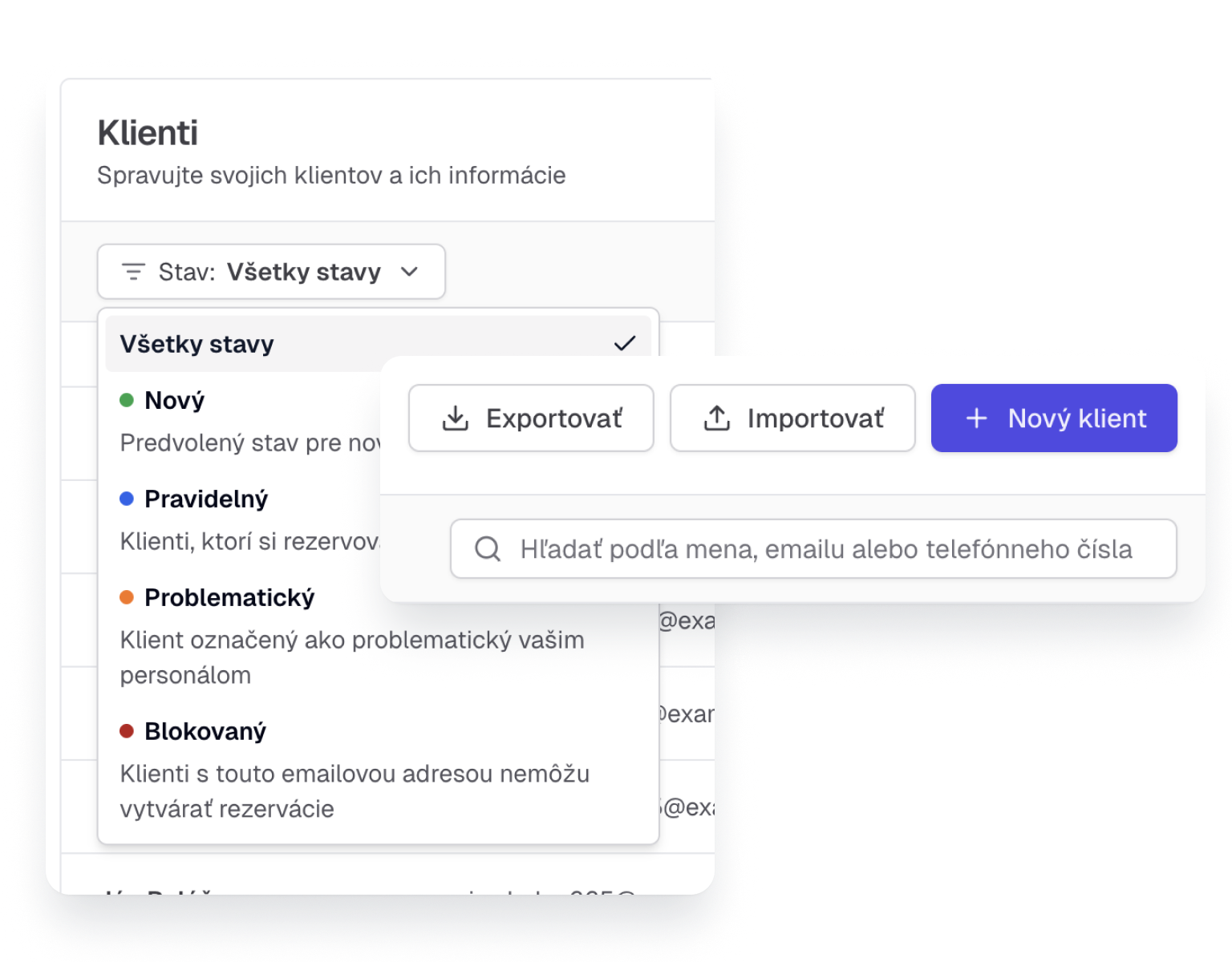 Quick Search and Filtering