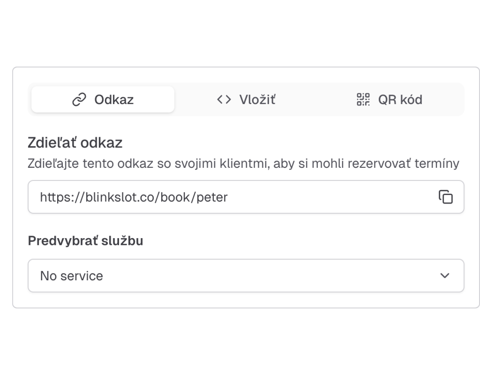 Easy sharing and integration