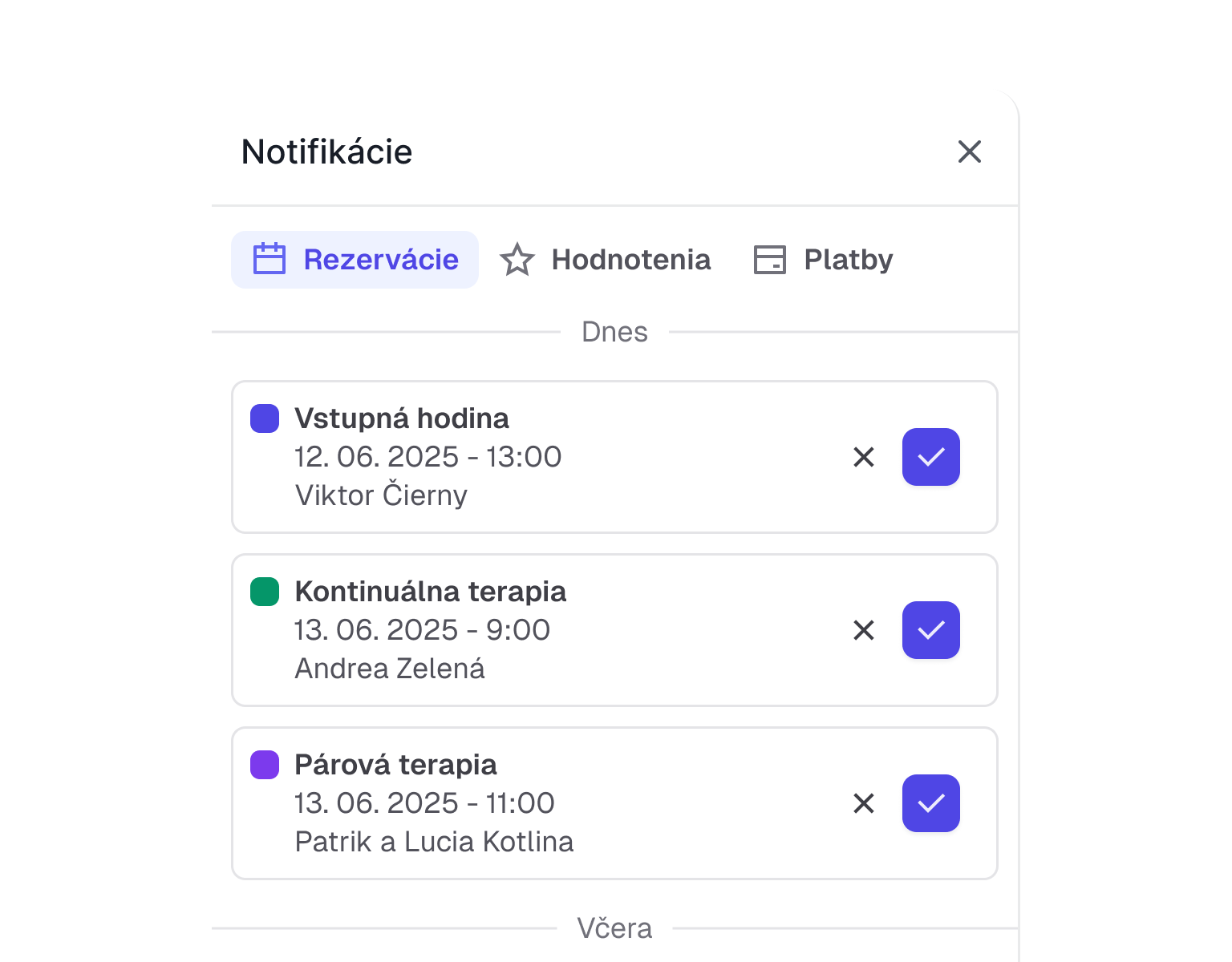 Option for automatic or manual appointment confirmation